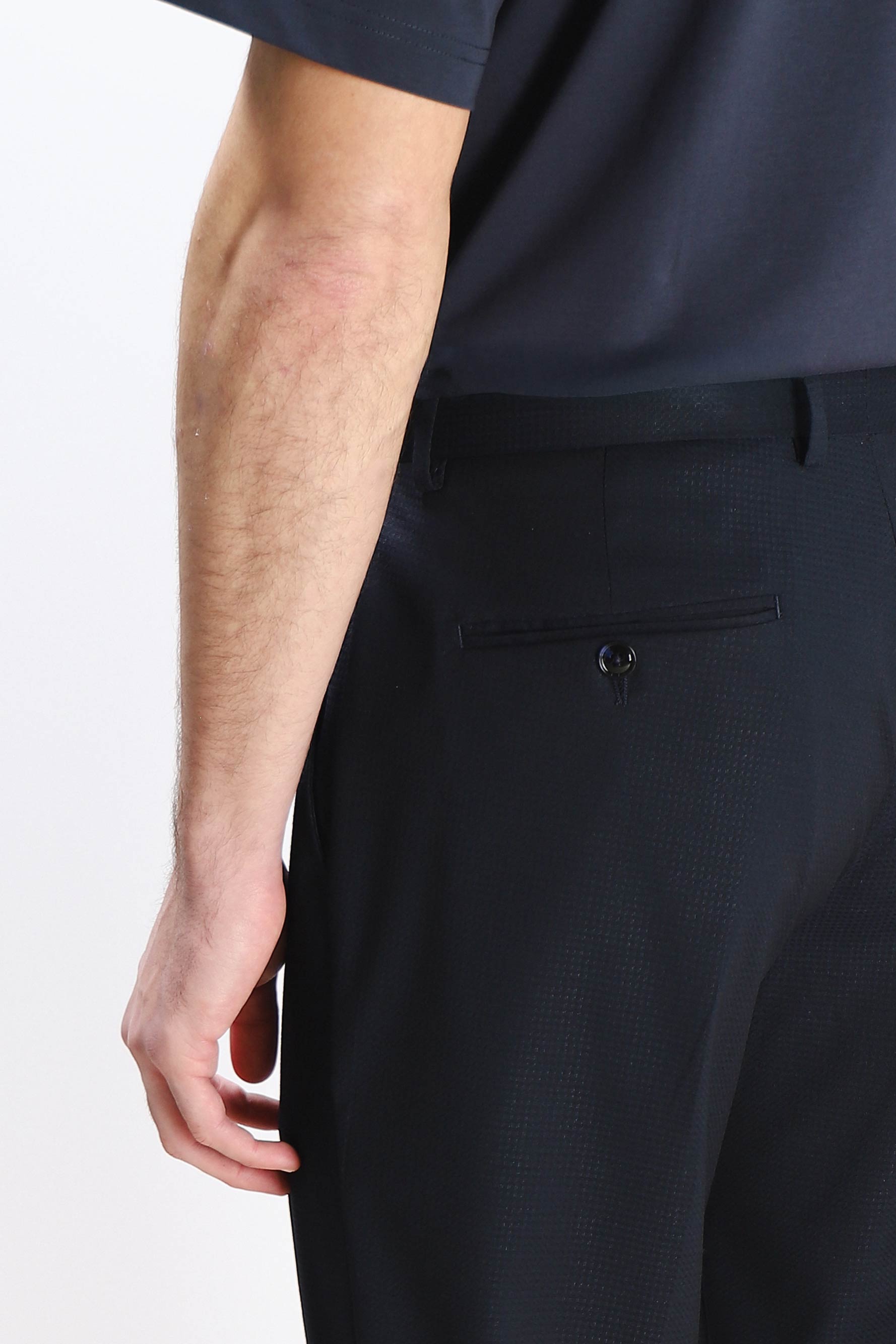 PANTALONE DA ABITO COMFORT FIT BLEU