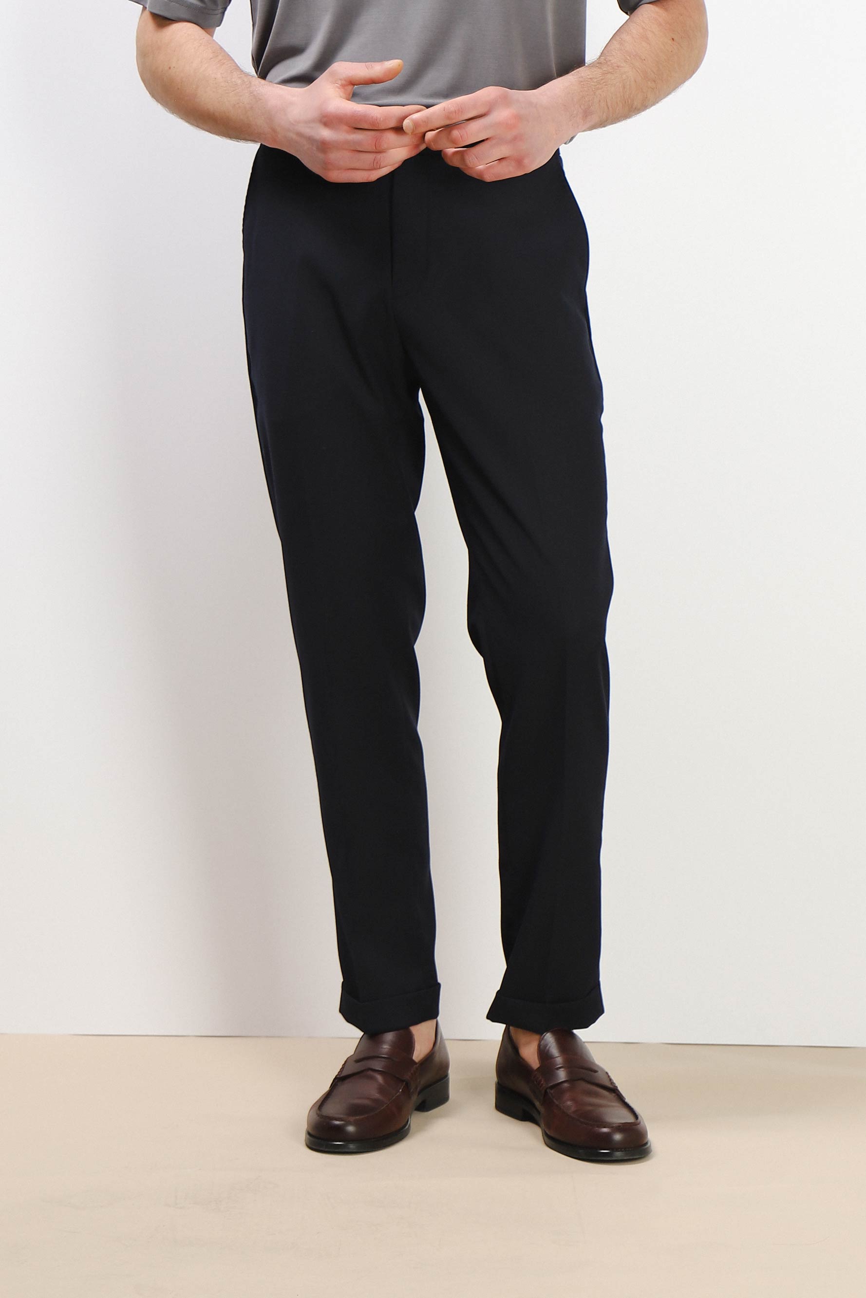 PANTALONE DA ABITO BLEU