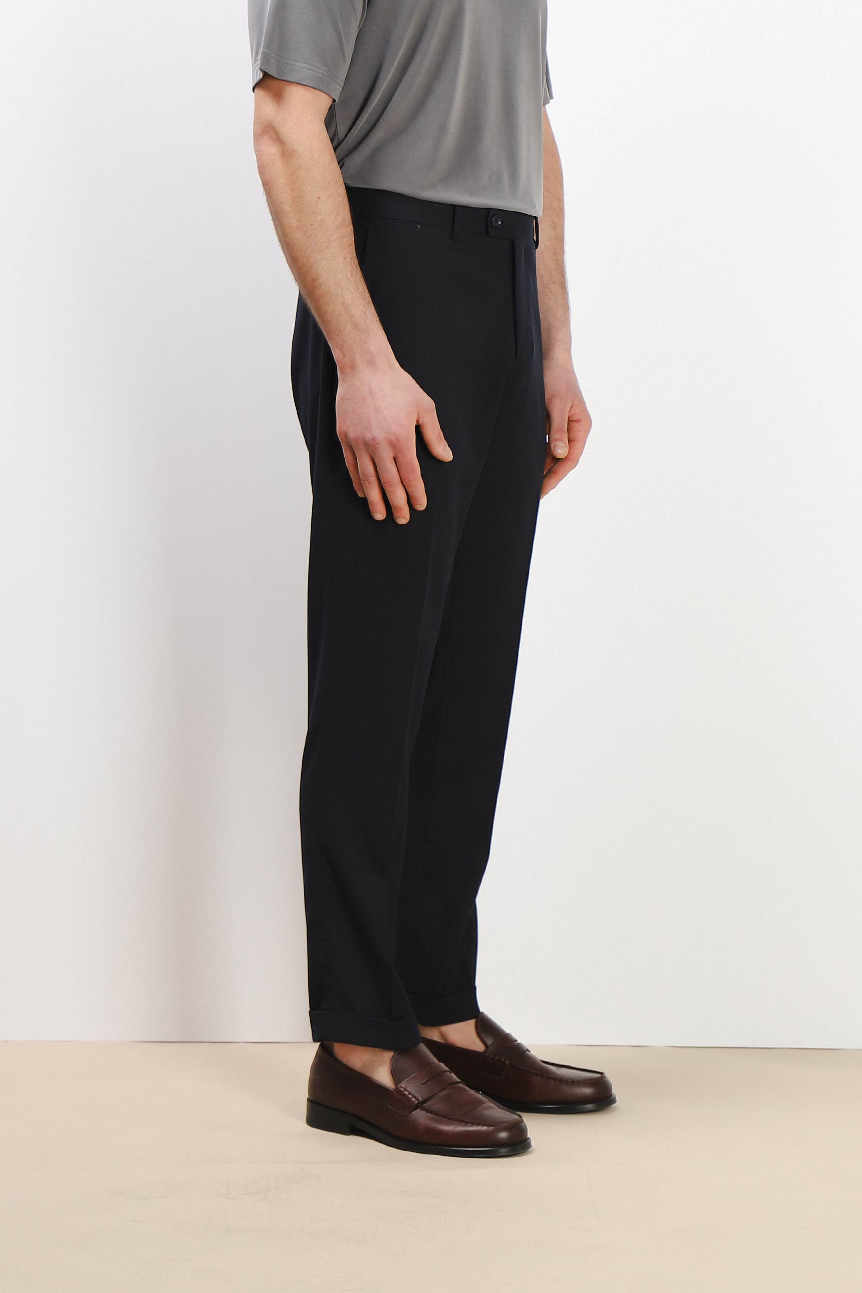 PANTALONE DA ABITO BLEU