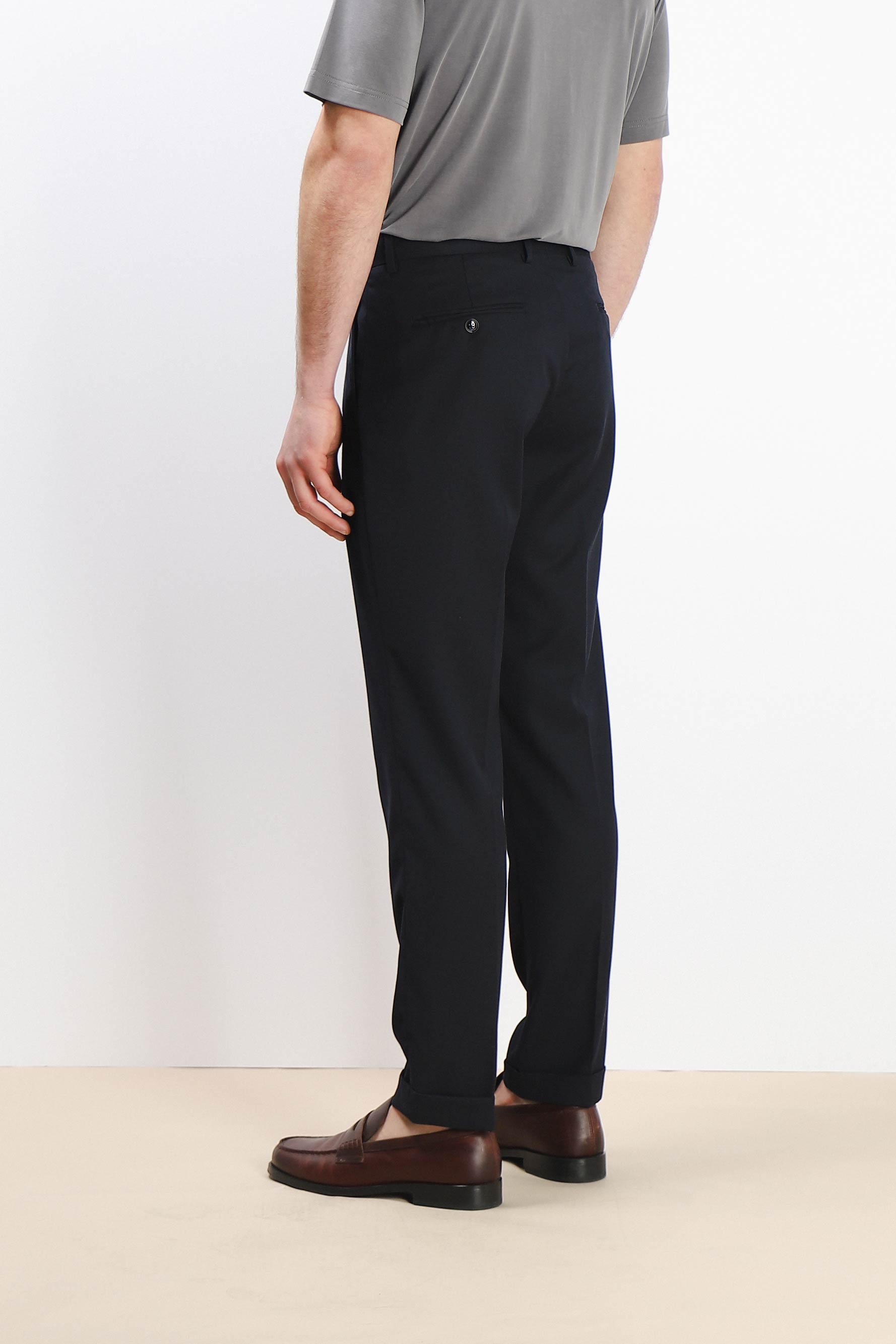 PANTALONE DA ABITO BLEU