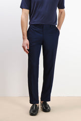 PANTALONE DA ABITO BLEU