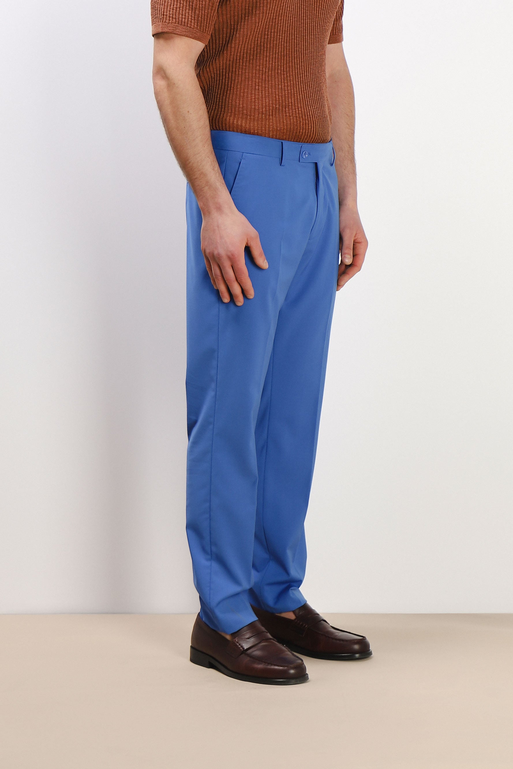 PANTALONE DA ABITO SENZA RISVOLTO BLUETTE