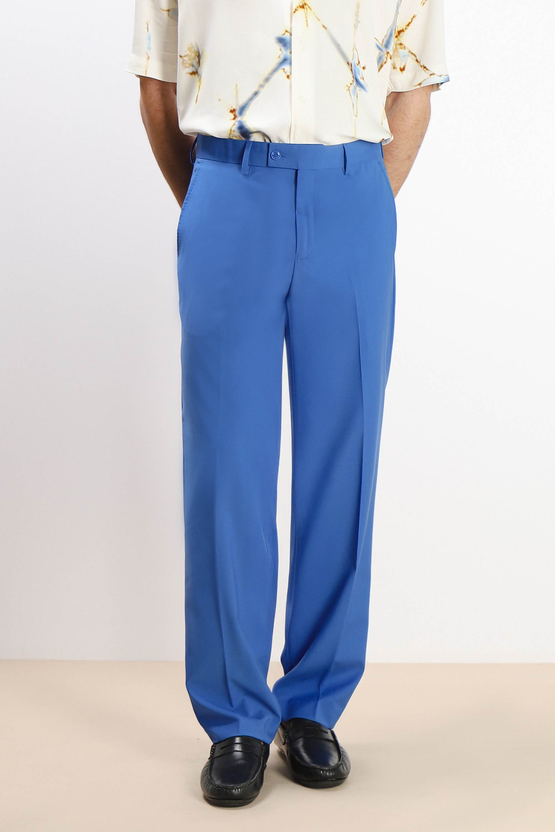 PANTALONE DA ABITO OVER FIT BLUETTE