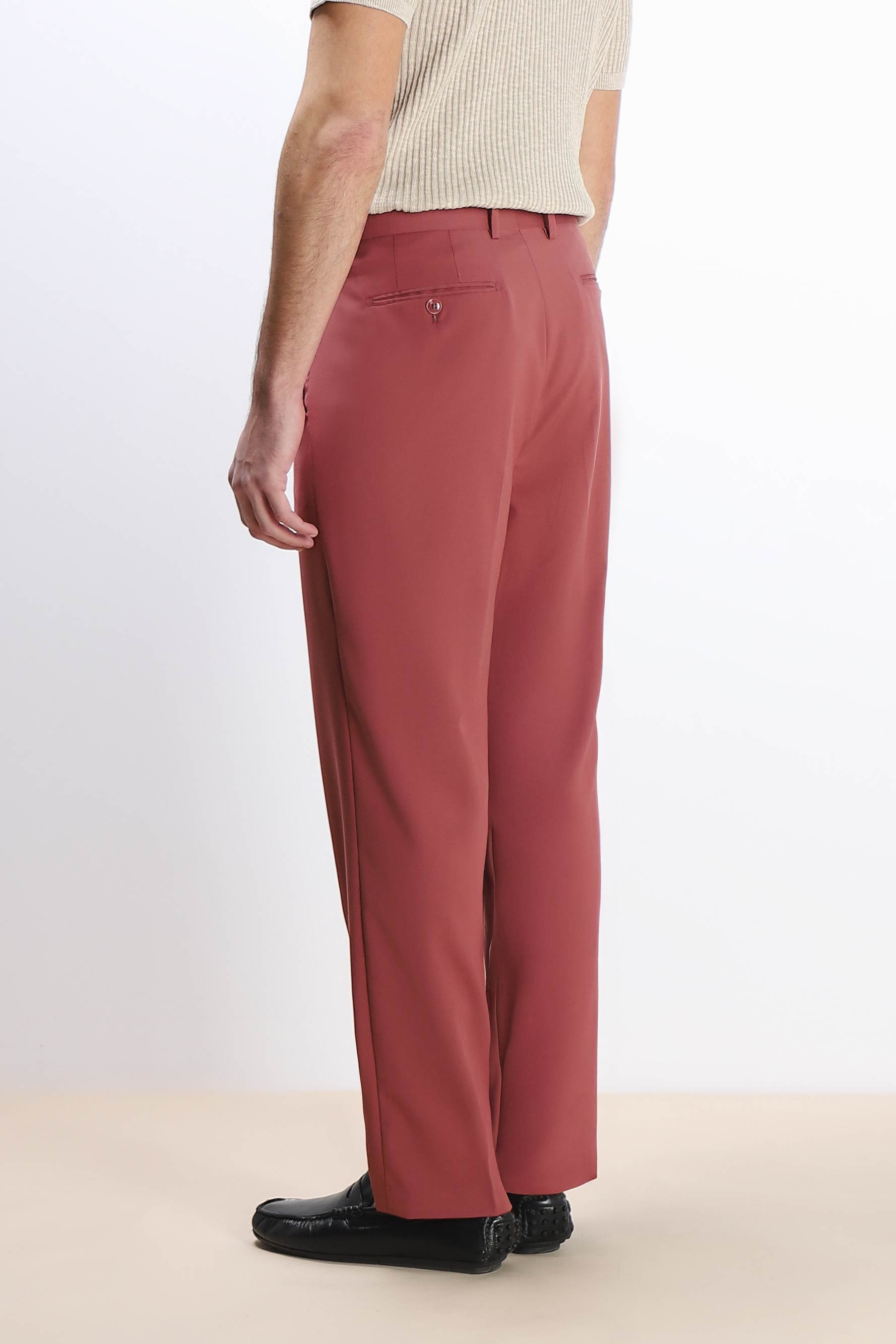 PANTALONE DA ABITO OVER FIT CIPOLLA