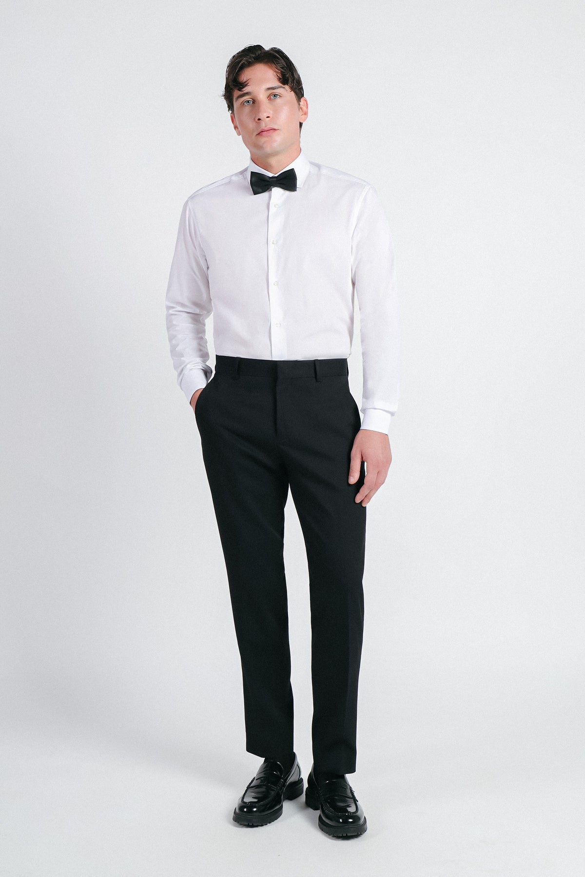 PANTALONE SMOKING NERO