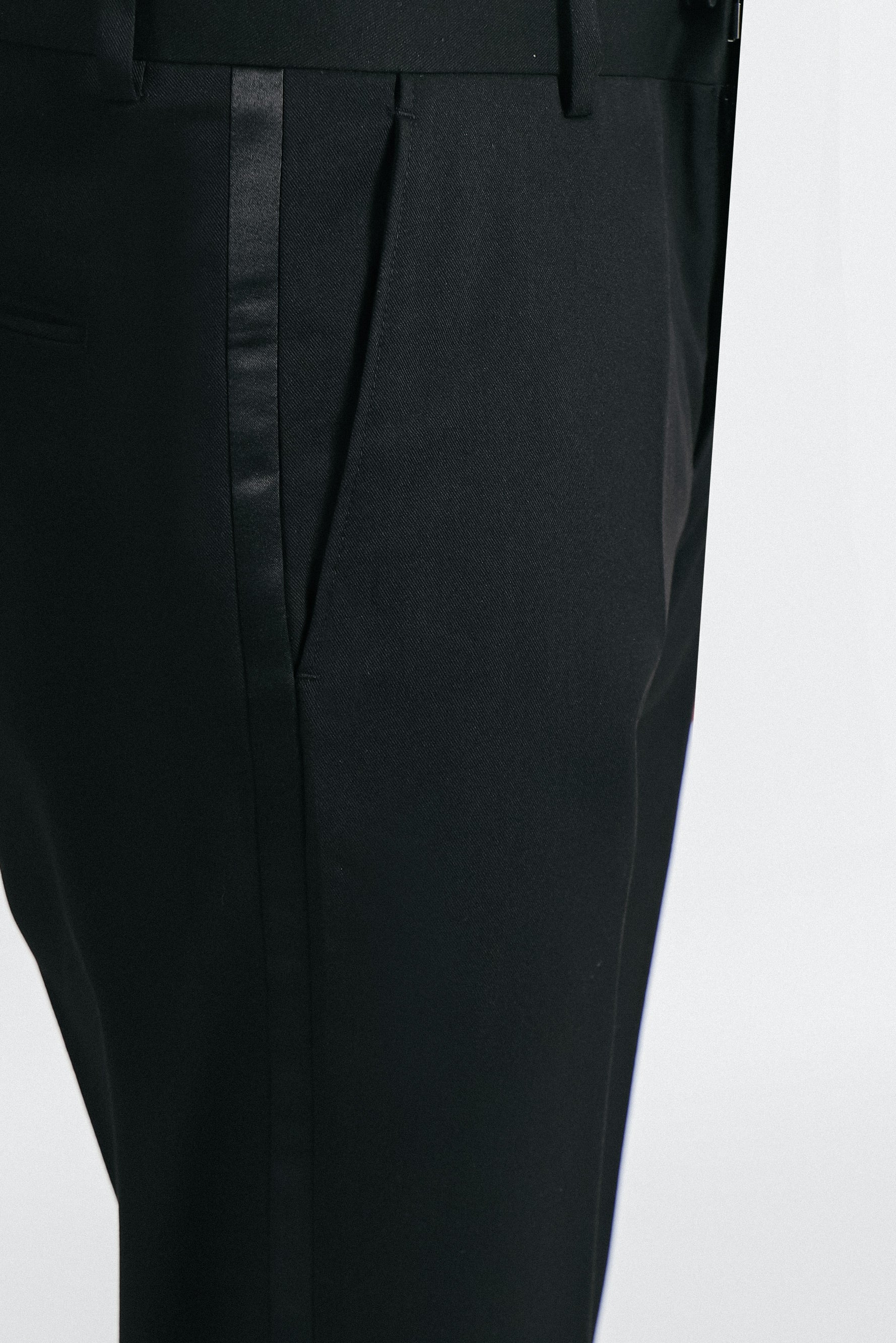 PANTALONE SMOKING NERO