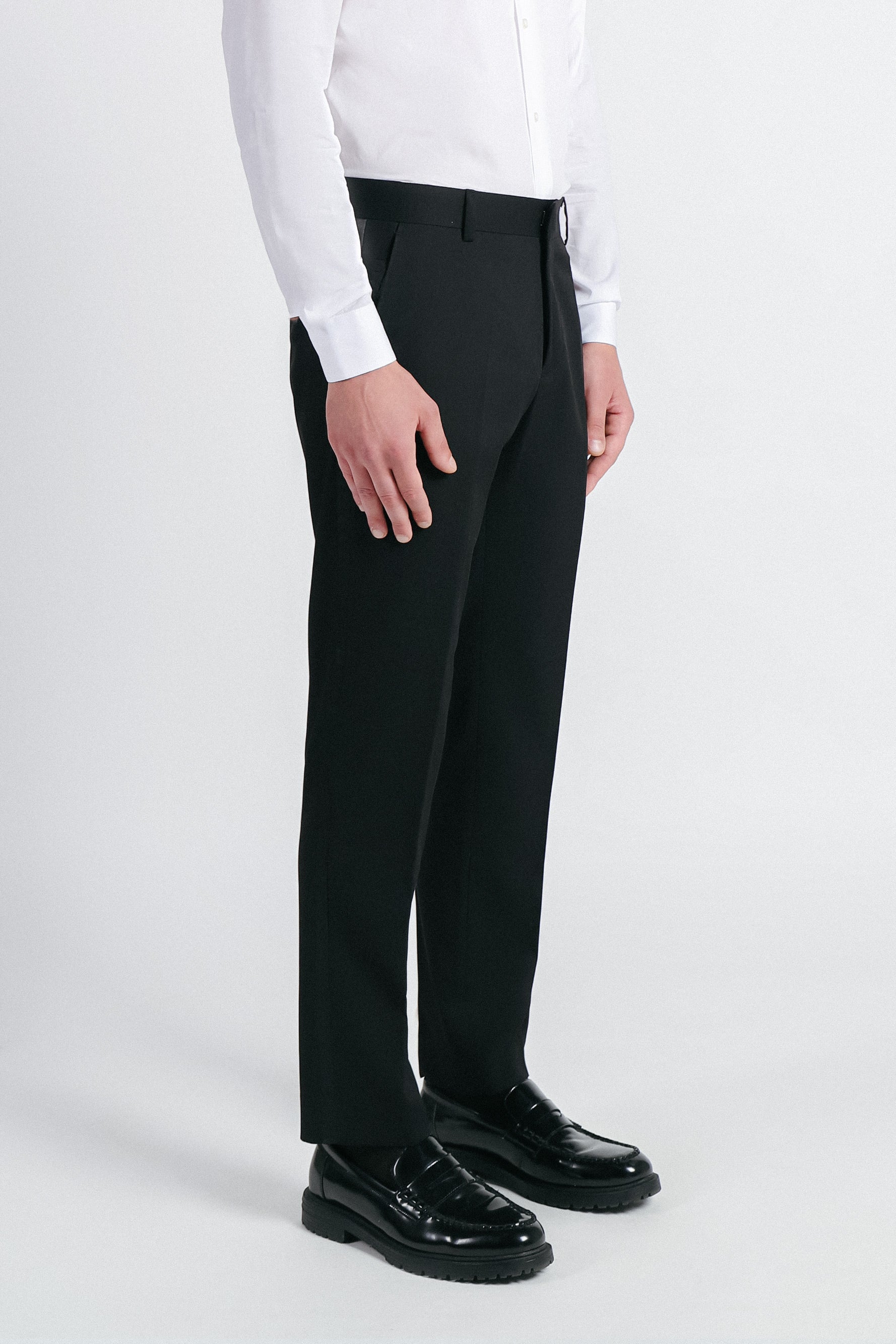 PANTALONE SMOKING NERO