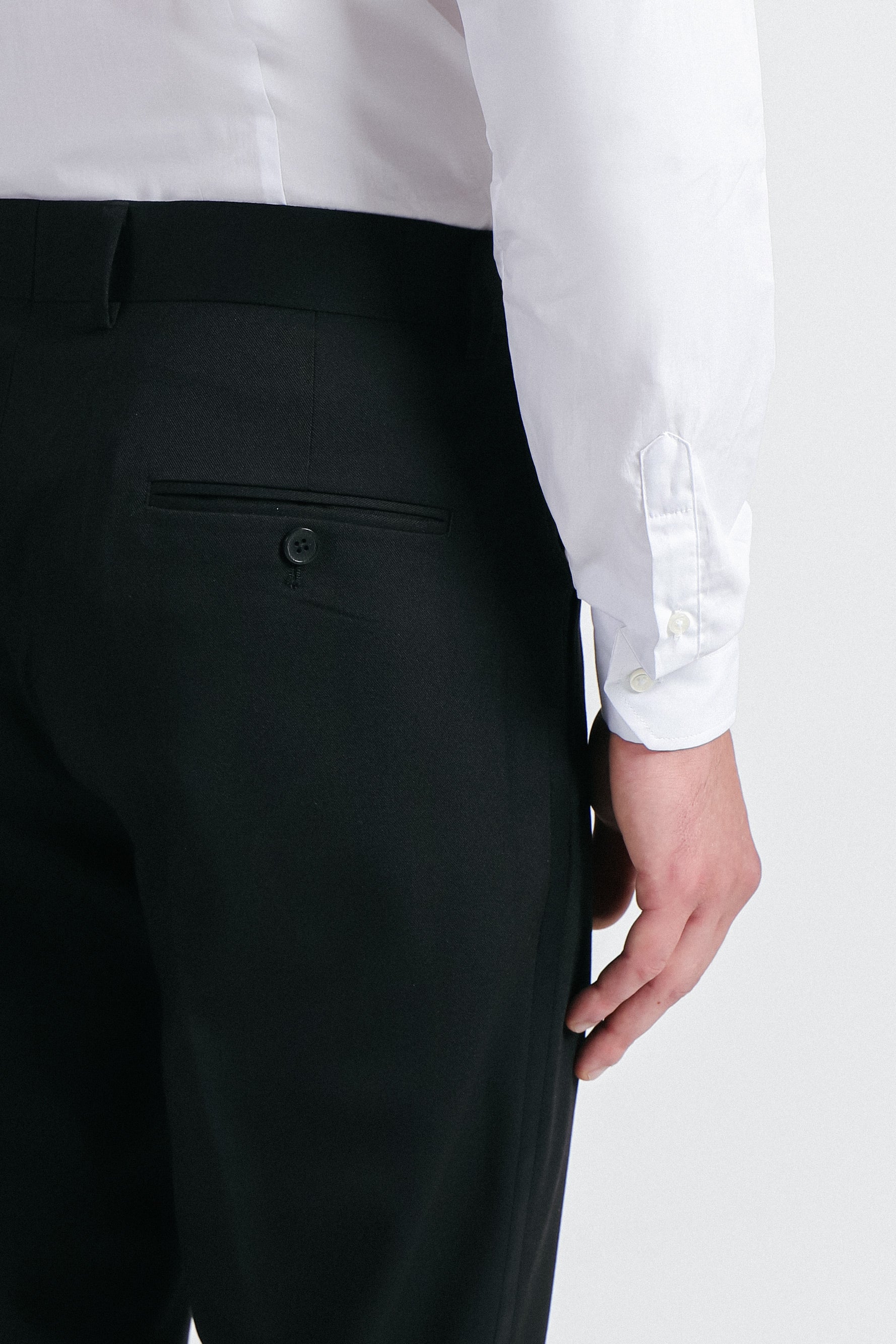 PANTALONE SMOKING NERO