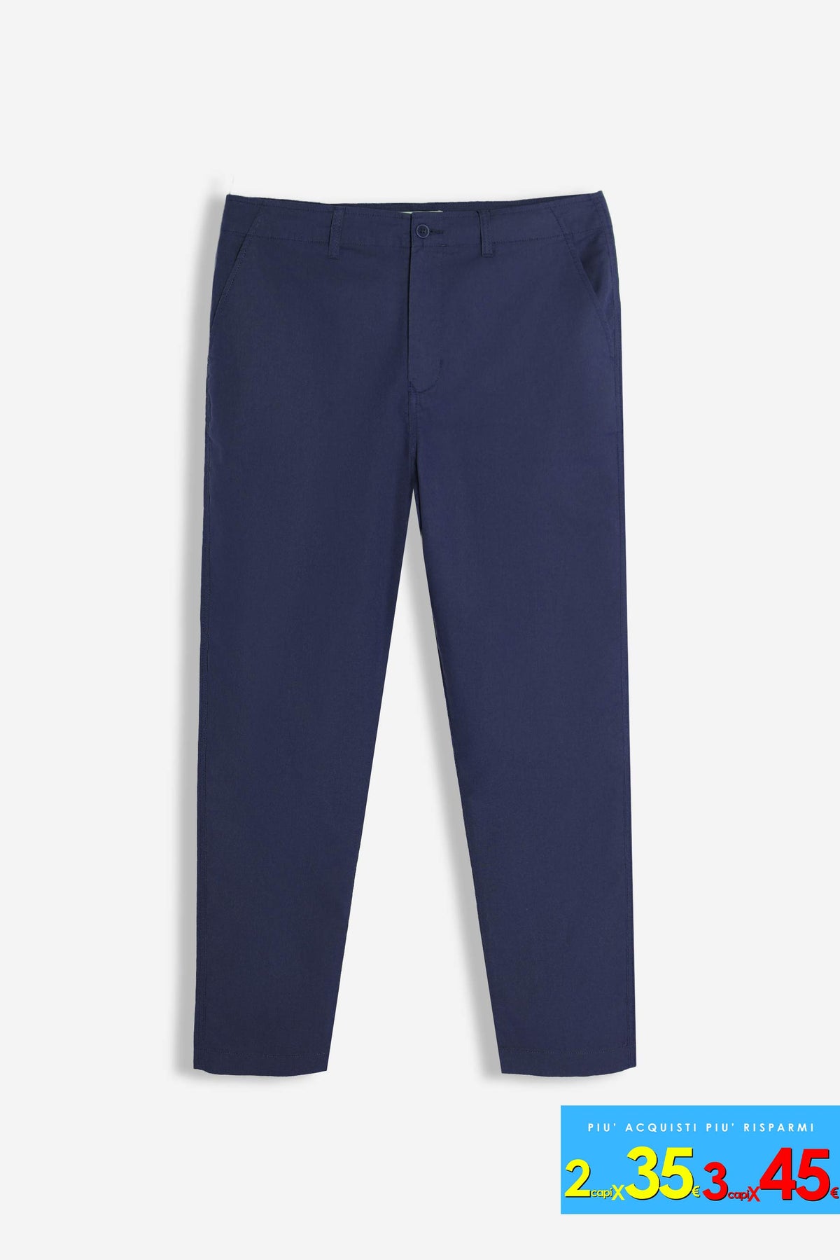 PANTALONE CHINO BASIC COTONE DENIM