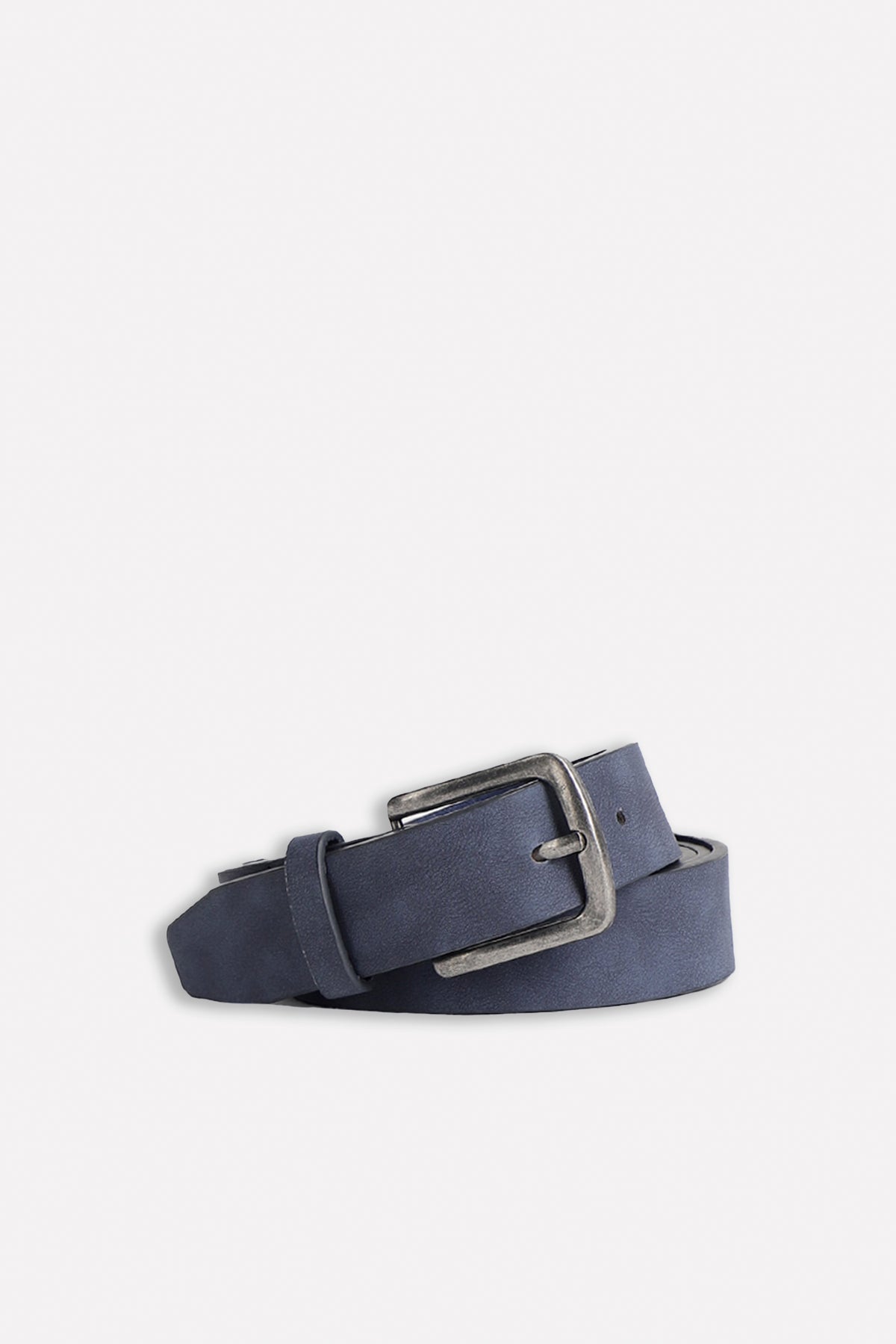 CINTURA BASIC EFFETTO PELLE BLEU
