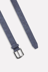 CINTURA BASIC EFFETTO PELLE BLEU