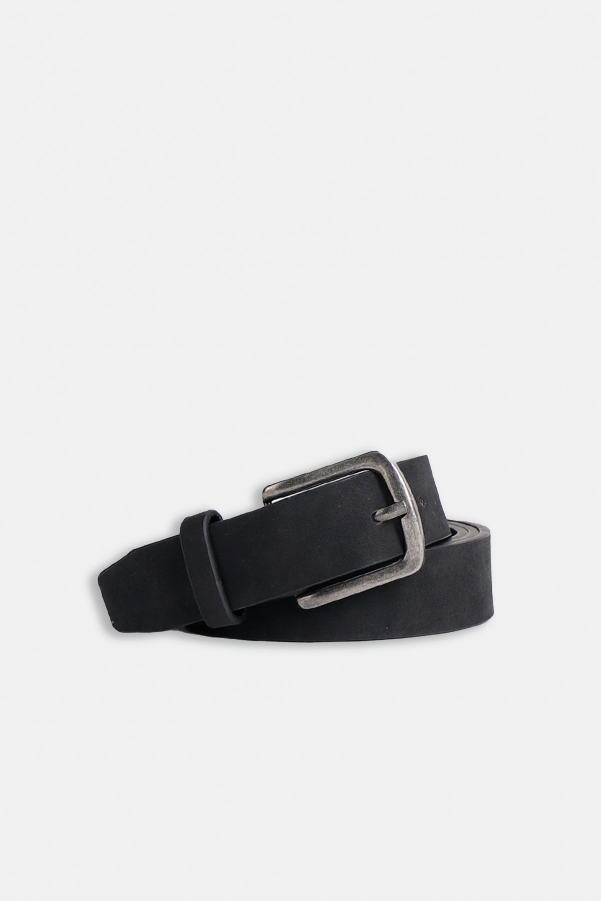 CINTURA BASIC EFFETTO PELLE NERO