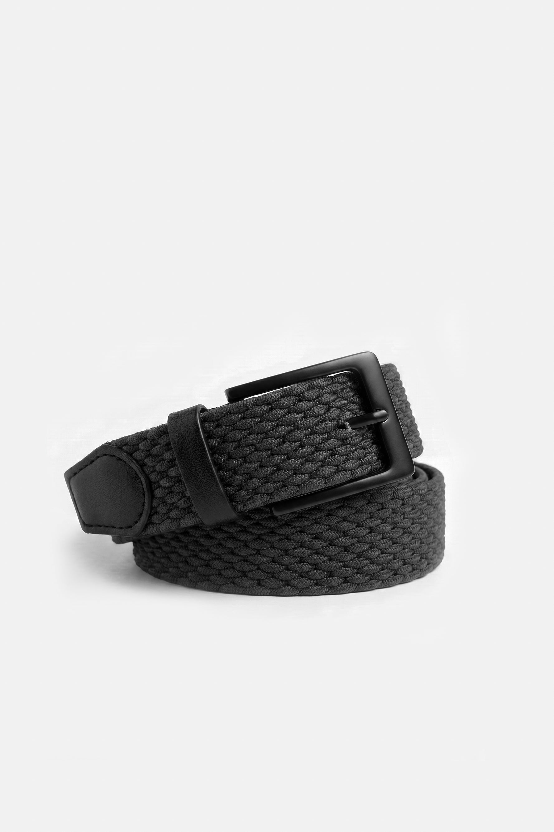 CINTURA IN CORDA ELASTICA NERO