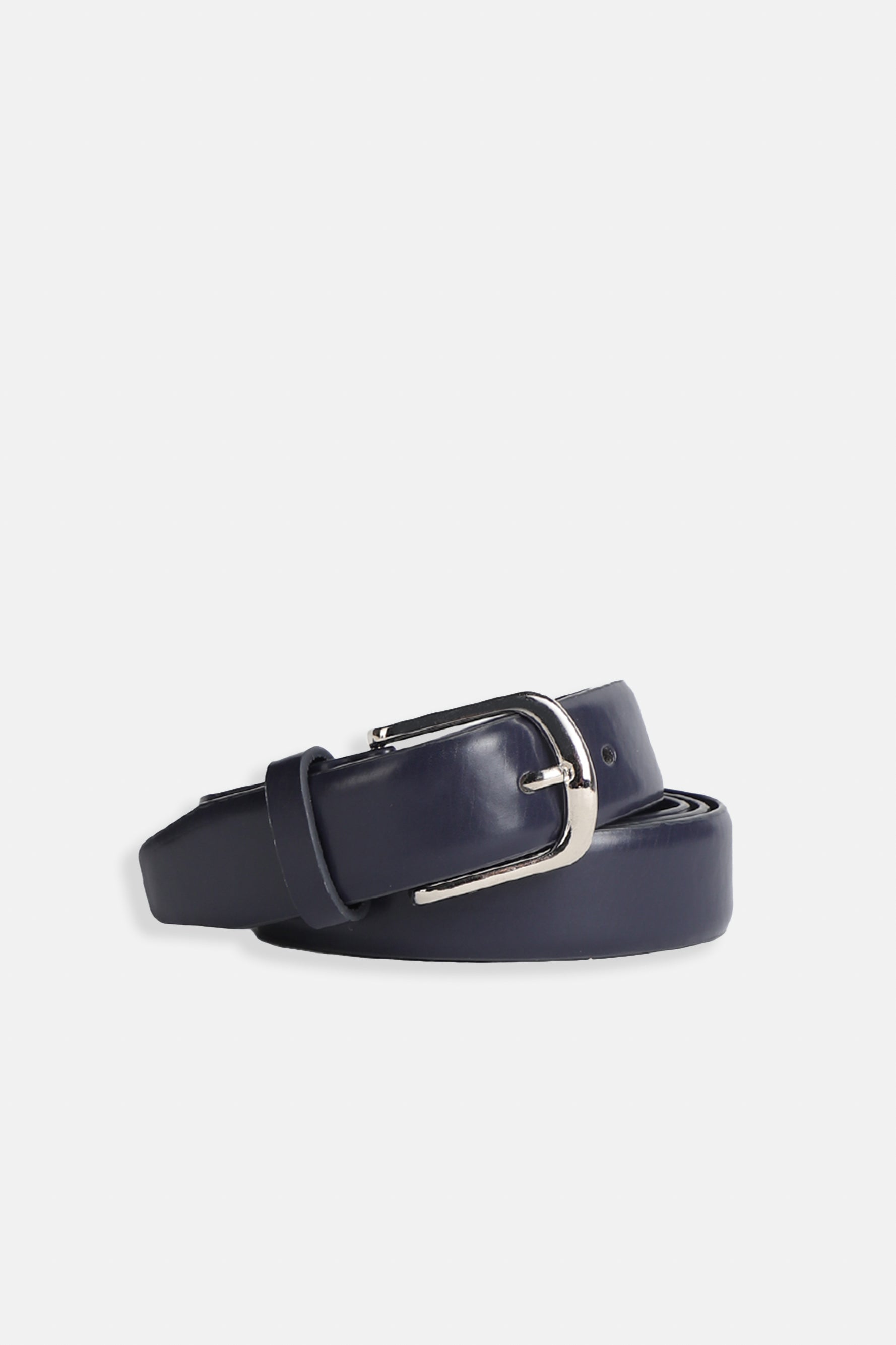 CINTURA CLASSIC EFFETTO PELLE BLEU