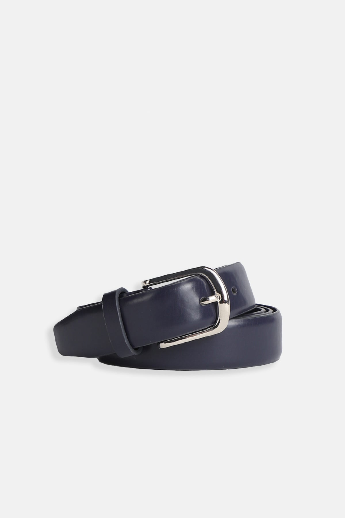 CINTURA CLASSIC EFFETTO PELLE BLEU