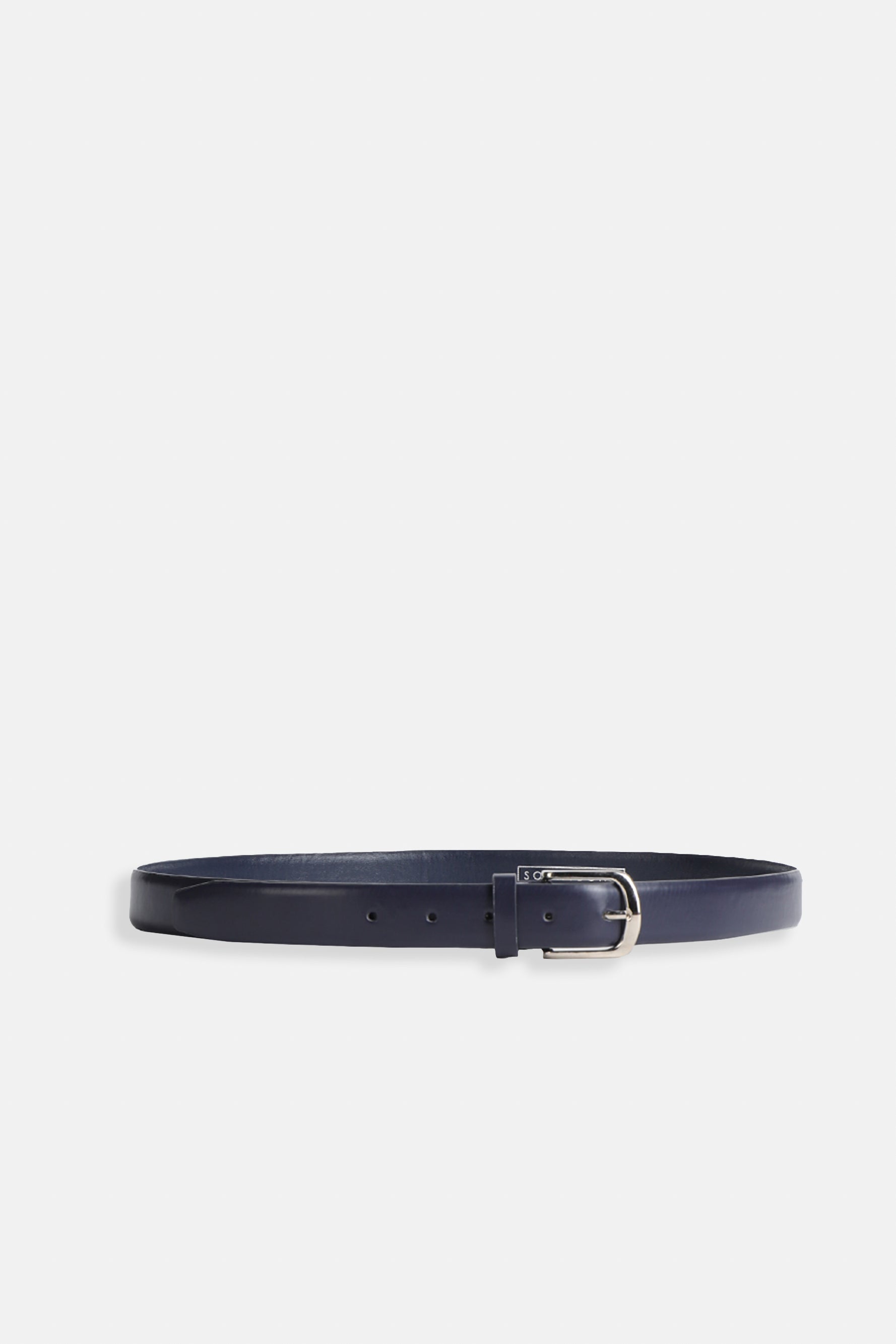 CINTURA CLASSIC EFFETTO PELLE BLEU
