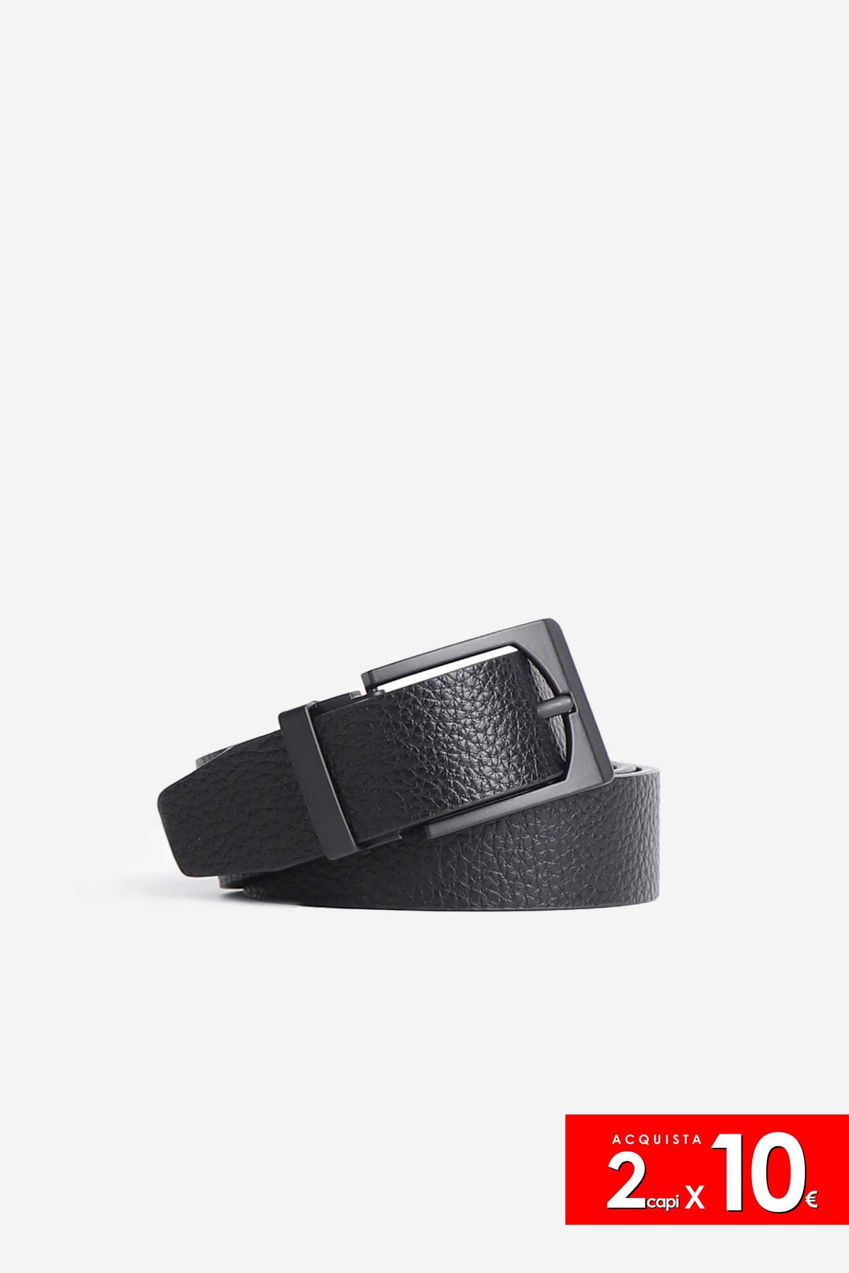 CINTURA DOUBLE FACE NERO