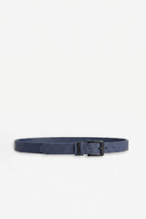 CINTURA STAMPA SAFFIANO BLEU