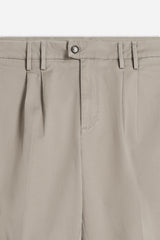 PANTALONI CHINOS DOPPIA PENCES BEIGE