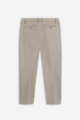 PANTALONI CHINOS DOPPIA PENCES BEIGE