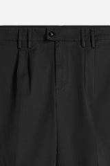 PANTALONI CHINOS DOPPIA PENCES NERO