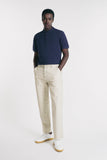 PANTALONI WORKER IN CANVAS SABBIA - Sonnybono