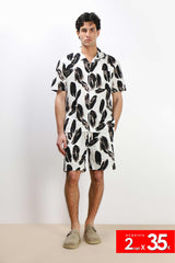 CAMICIA COLLO BOWLING MEZZA MANICA CON TASCHINO F BIANCO