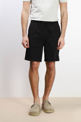 BERMUDA JOGGER CON COULISSE NERO