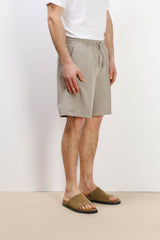 BERMUDA JOGGER CON COULISSE SABBIA