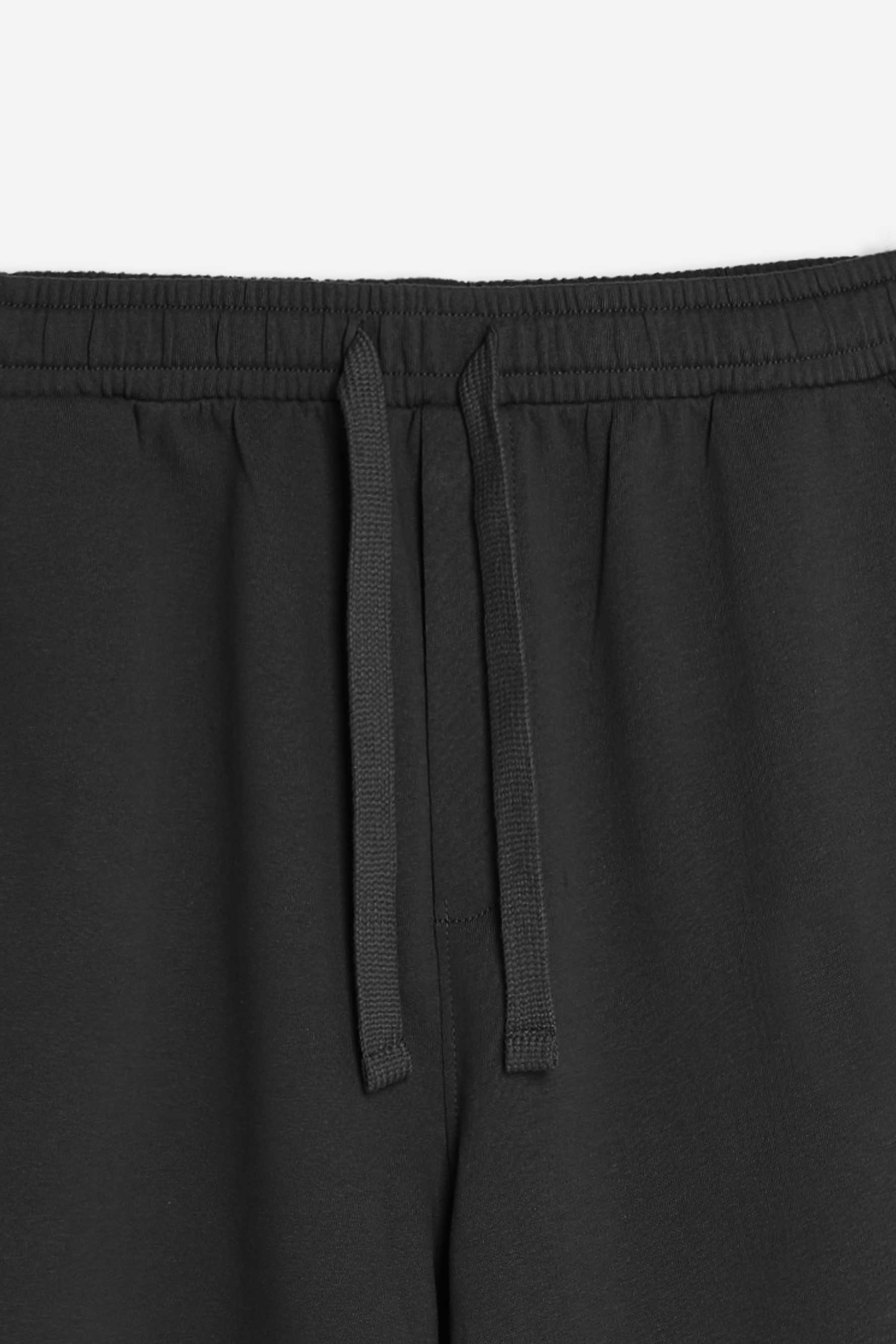 BERMUDA IN FELPA CON COULISSE NERO