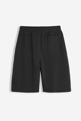 BERMUDA IN FELPA CON COULISSE NERO