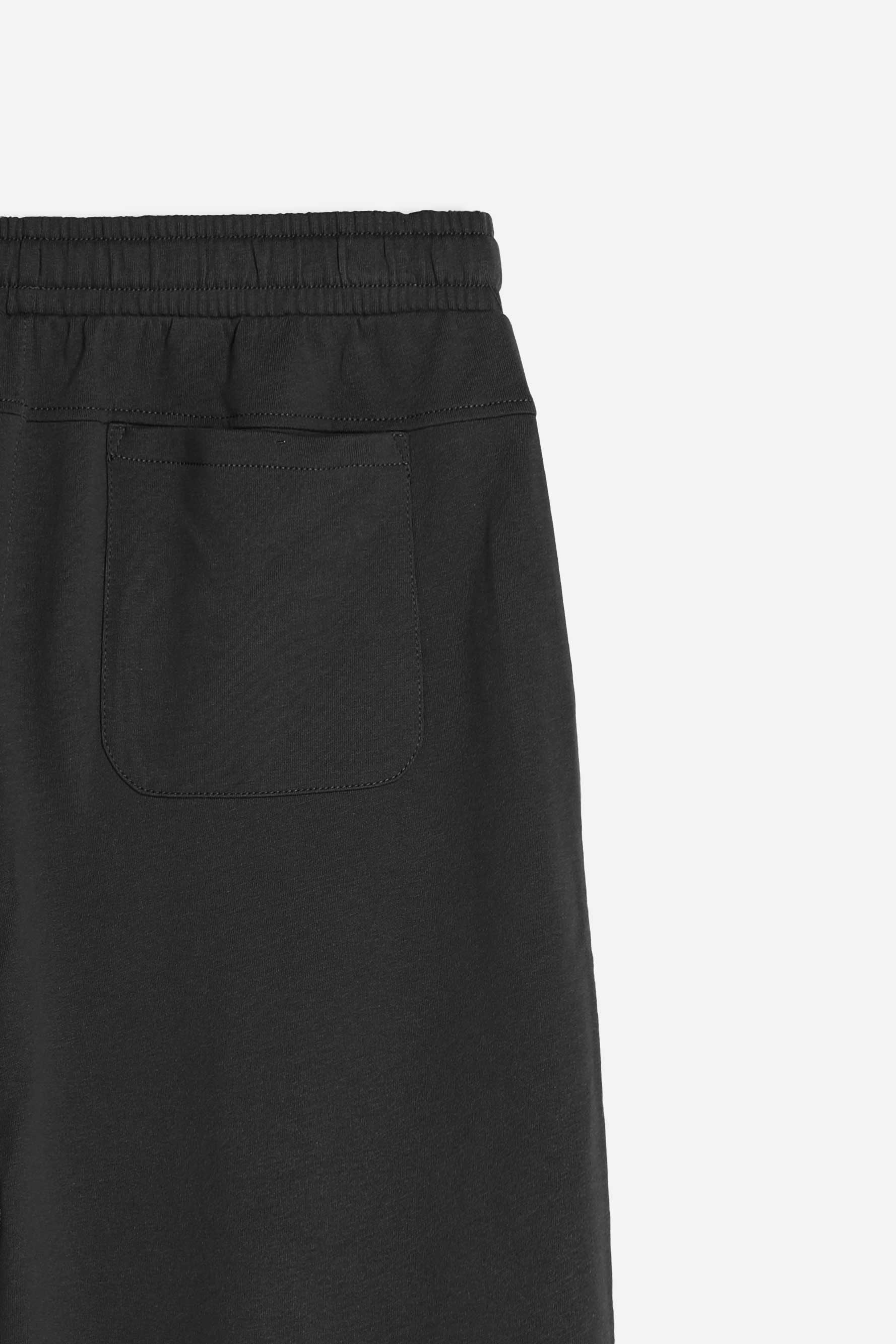 BERMUDA IN FELPA CON COULISSE NERO