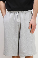 BERMUDA IN FELPA CON COULISSE M GRIGIO