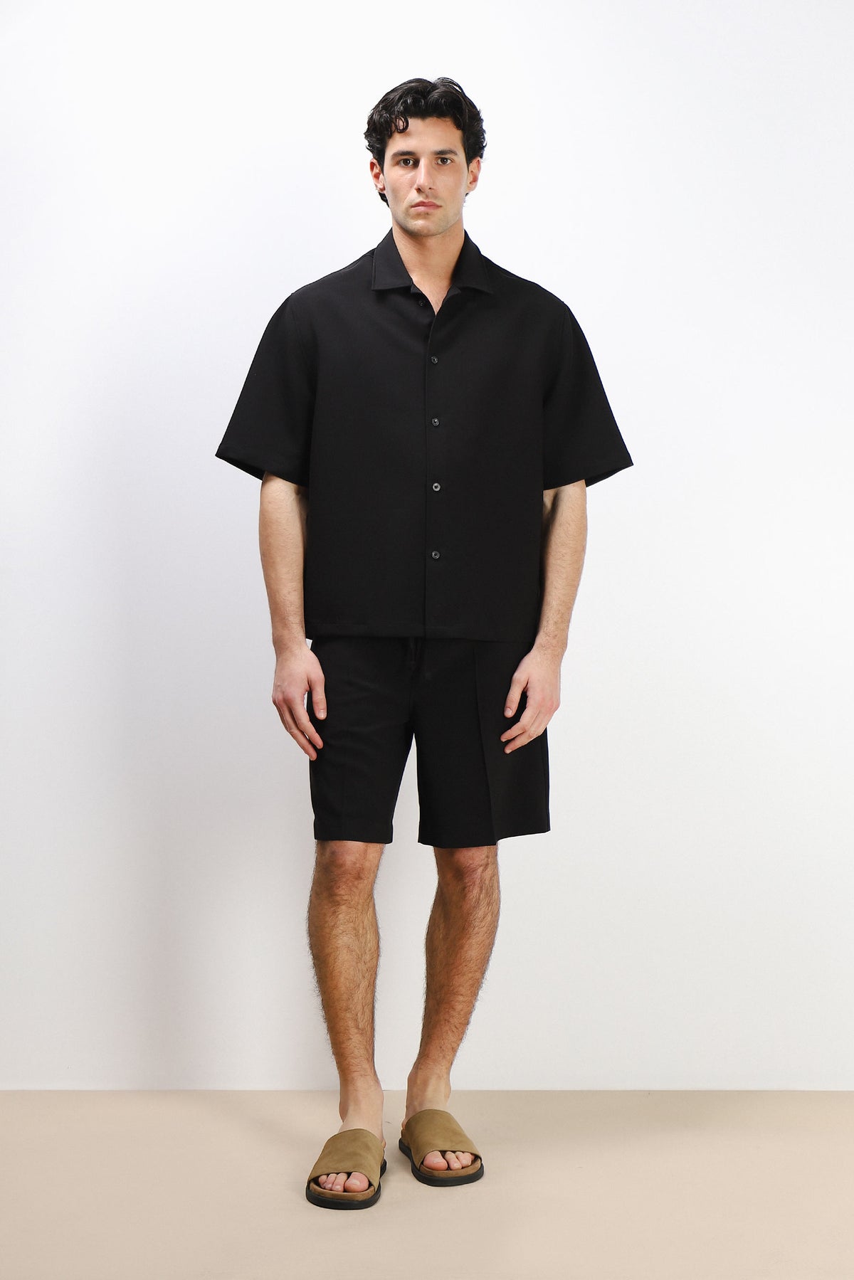 BERMUDA JOGGER NERO