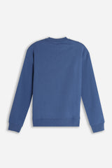 FELPA GIROCOLLO BASIC COBALTO