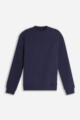 FELPA GIROCOLLO BASIC BLEU