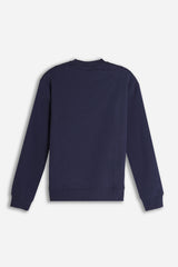 FELPA GIROCOLLO BASIC BLEU