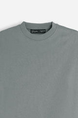 FELPA GIROCOLLO BASIC GRIGIO MEDIO