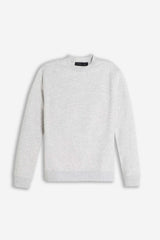 FELPA GIROCOLLO BASIC M ECRU
