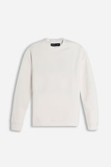 FELPA GIROCOLLO BASIC PANNA