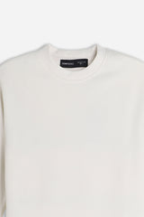 FELPA GIROCOLLO BASIC PANNA