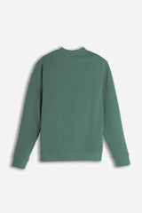 FELPA GIROCOLLO BASIC VERDE BOSCO