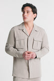 GIUBBOTTO OVERSHIRT SABBIA - Sonnybono