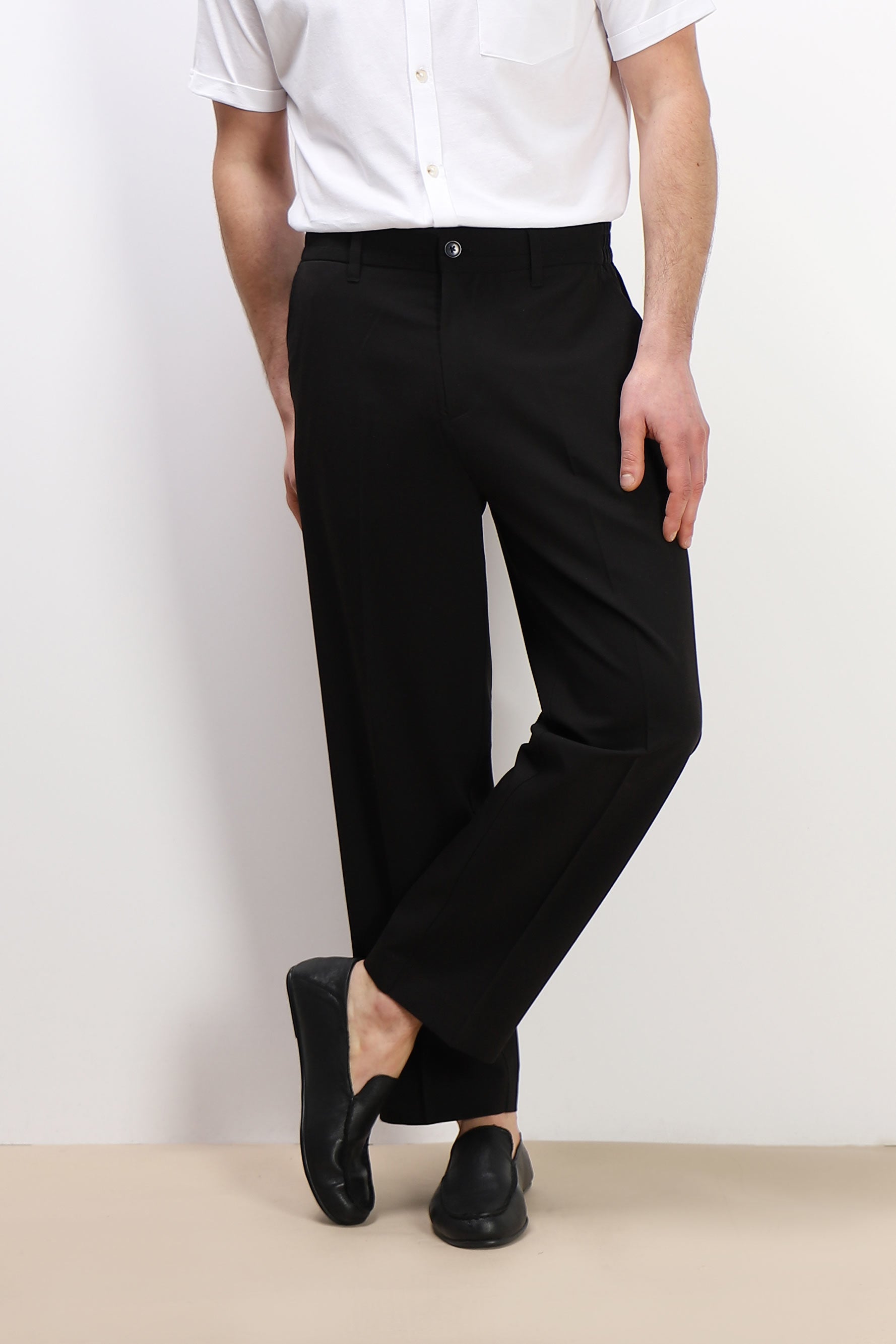PANTALONE JOGGER MORBIDO NERO
