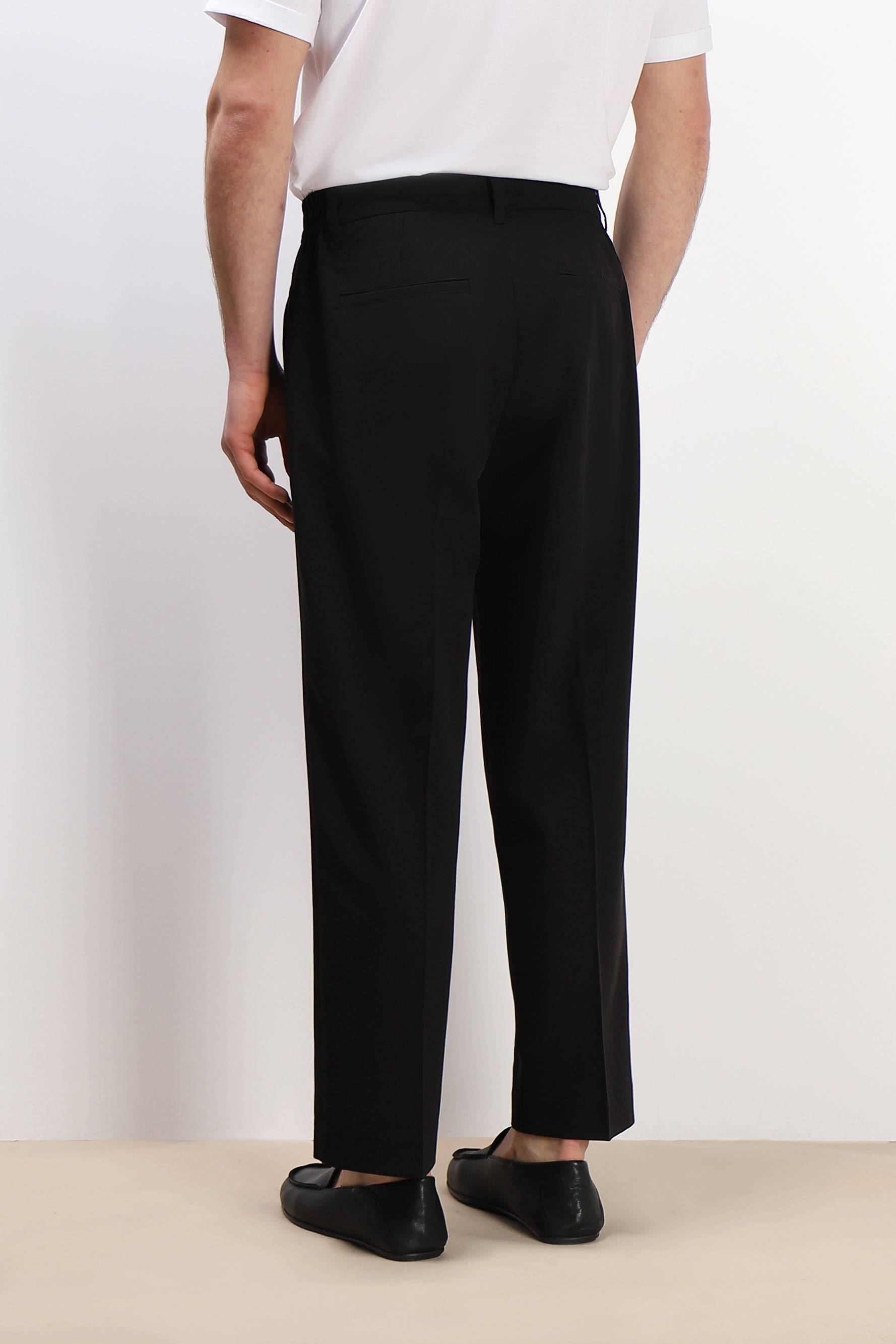 PANTALONE JOGGER MORBIDO NERO