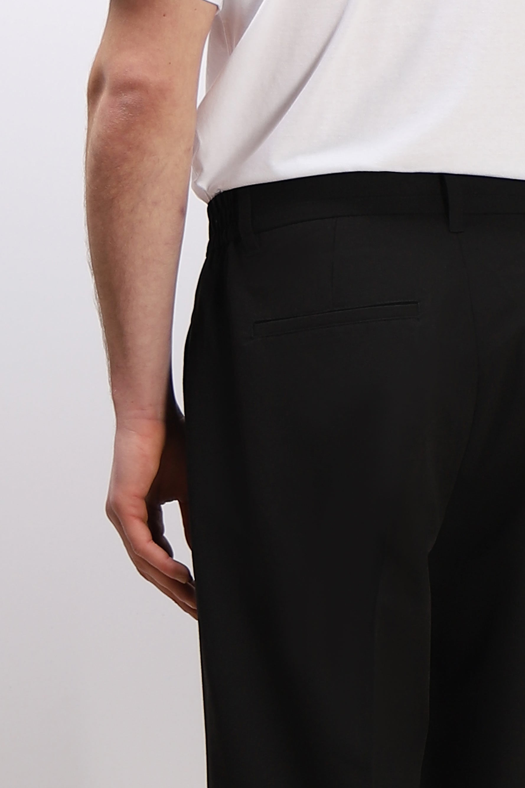 PANTALONE JOGGER MORBIDO NERO