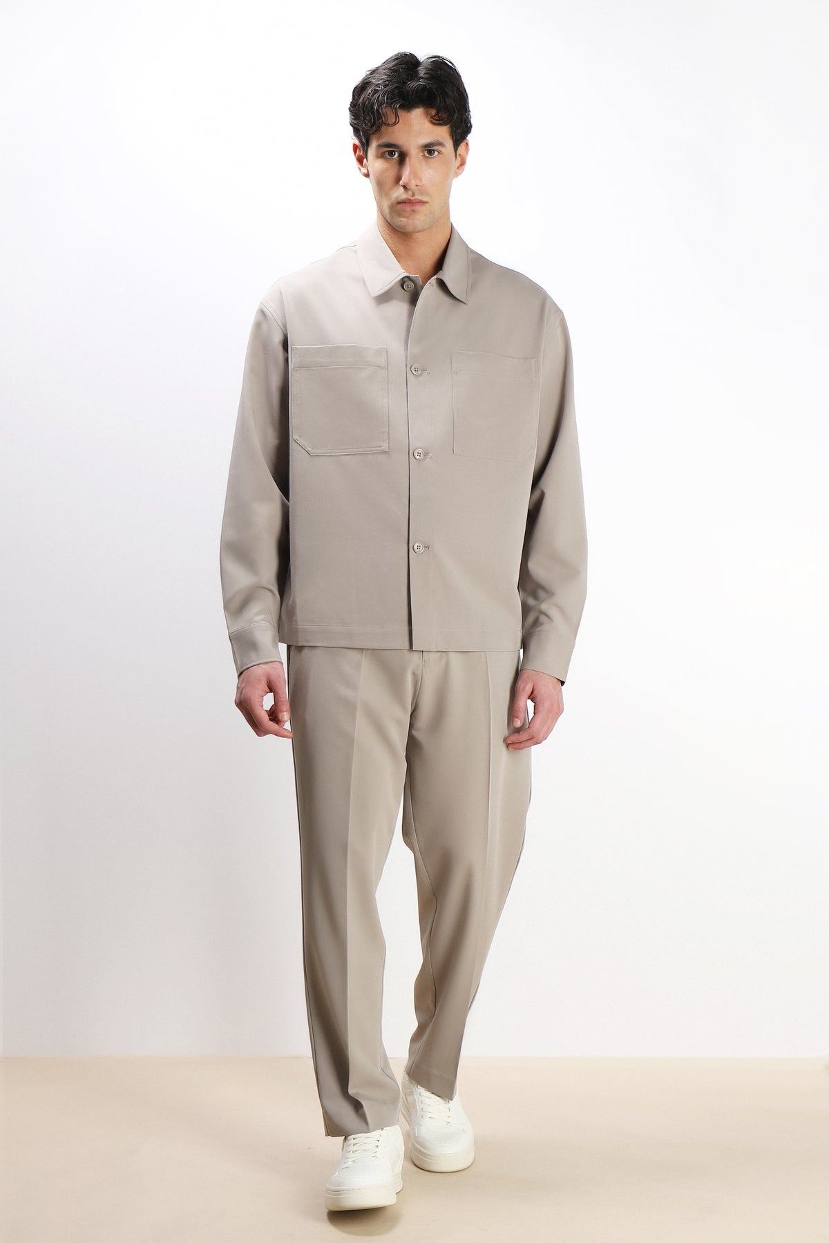 PANTALONE JOGGER  MORBIDO SABBIA