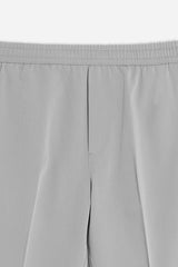 PANTALONE JOGGER MORBIDO CON COULISSE GRIGIO GHIACCIO