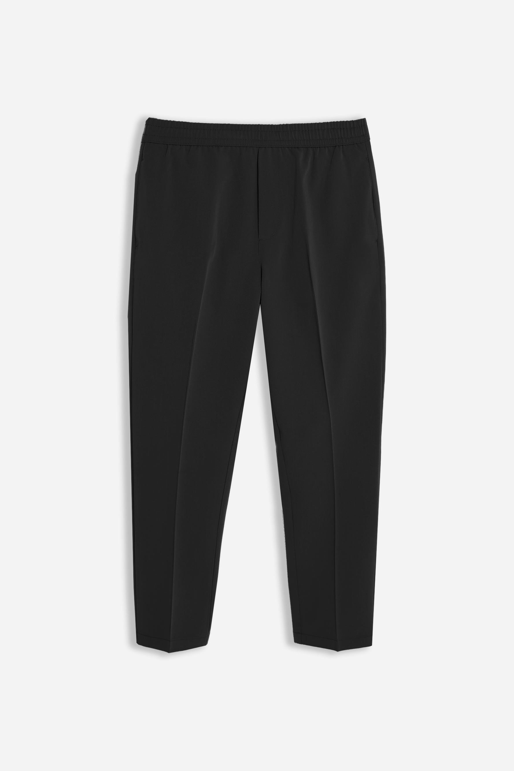 PANTALONE JOGGER MORBIDO CON COULISSE NERO