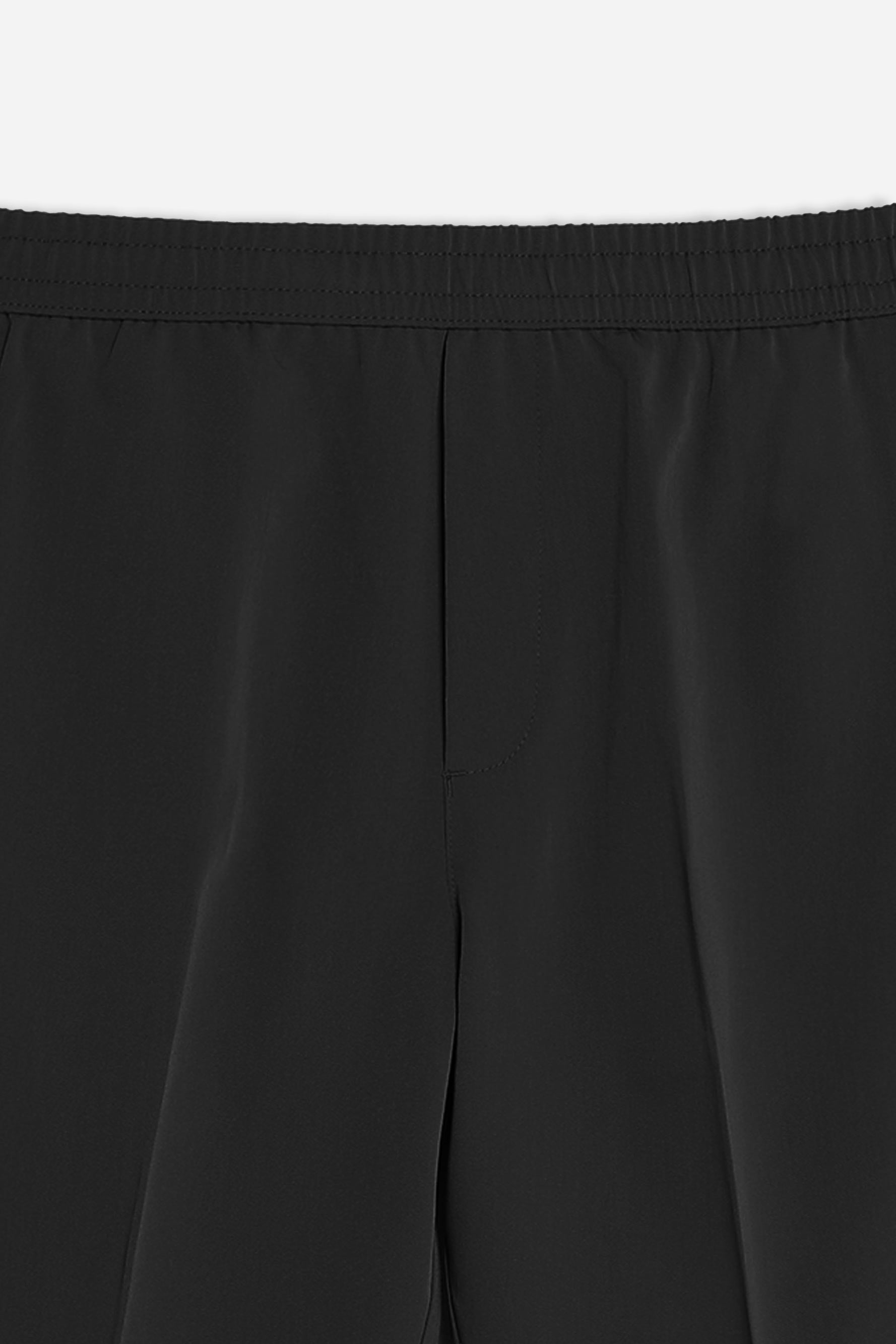 PANTALONE JOGGER MORBIDO CON COULISSE NERO